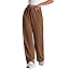 Q - RIOUS Women's Wide Leg High Waisted Baggy Lounge Sweat Pants Drawstring Athletic Flared Joggers with Pockets