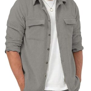 Lymio Men Polyester Casual Regular Fit Shirt.