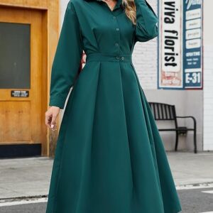 Claura Women Floral Printed Fit & Flare Midi Dress